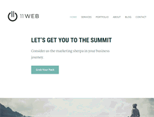 Tablet Screenshot of 11web.com